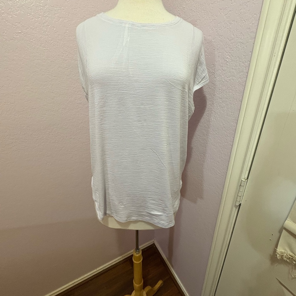 All in Motion Women's Light Blue Short Sleeve Activewear Top. Size XL